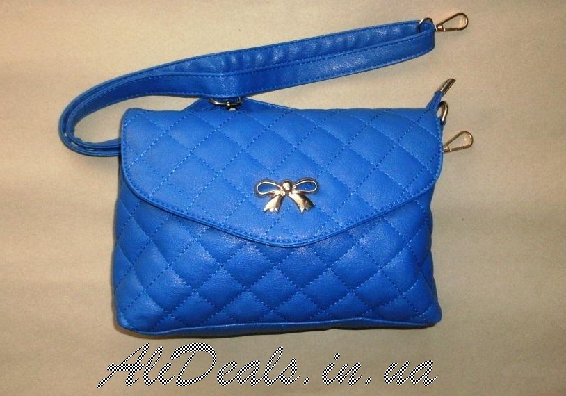 Небольшая женская сумка синего цвета с Алиэкспресс